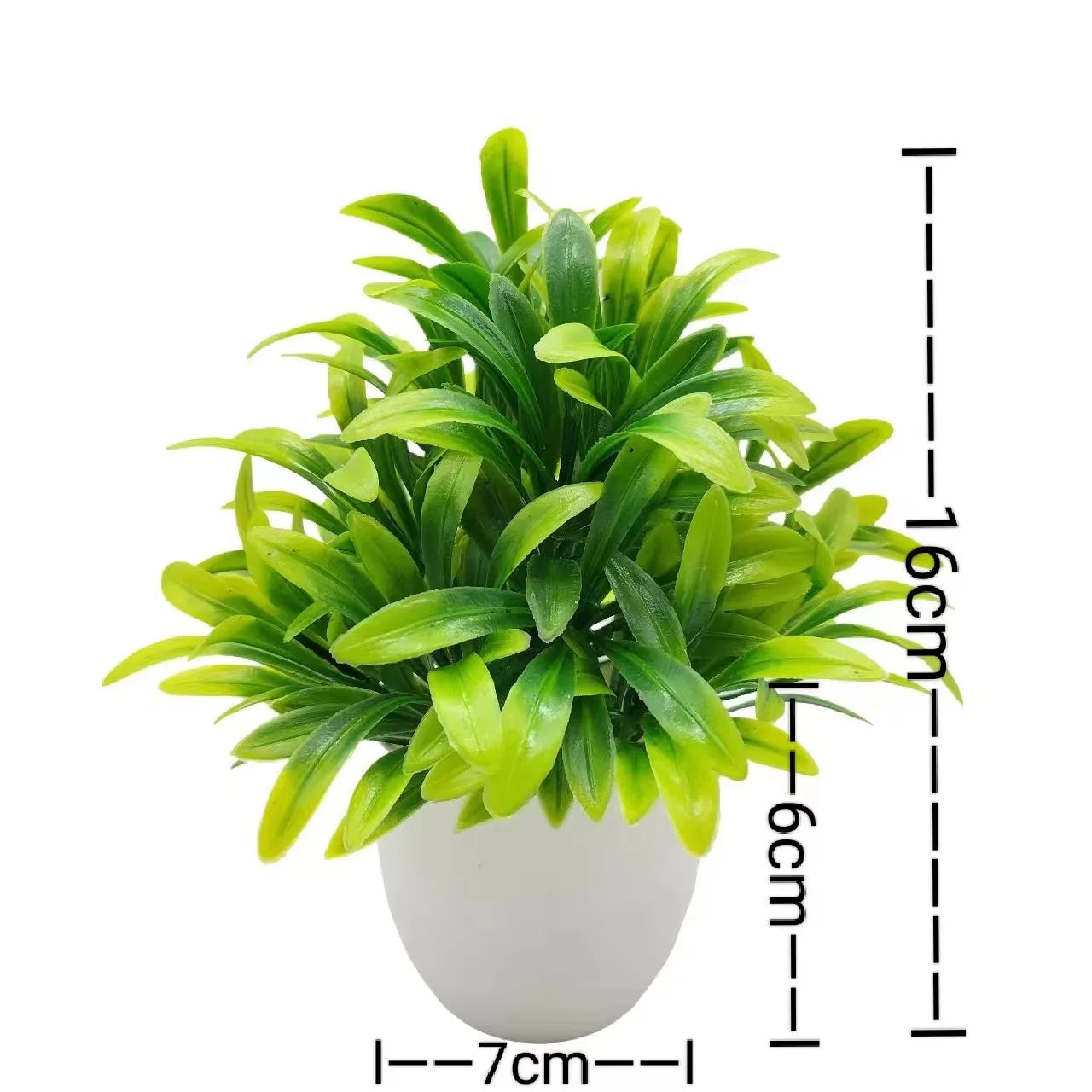 Artificial Plants with Plastics Pots
